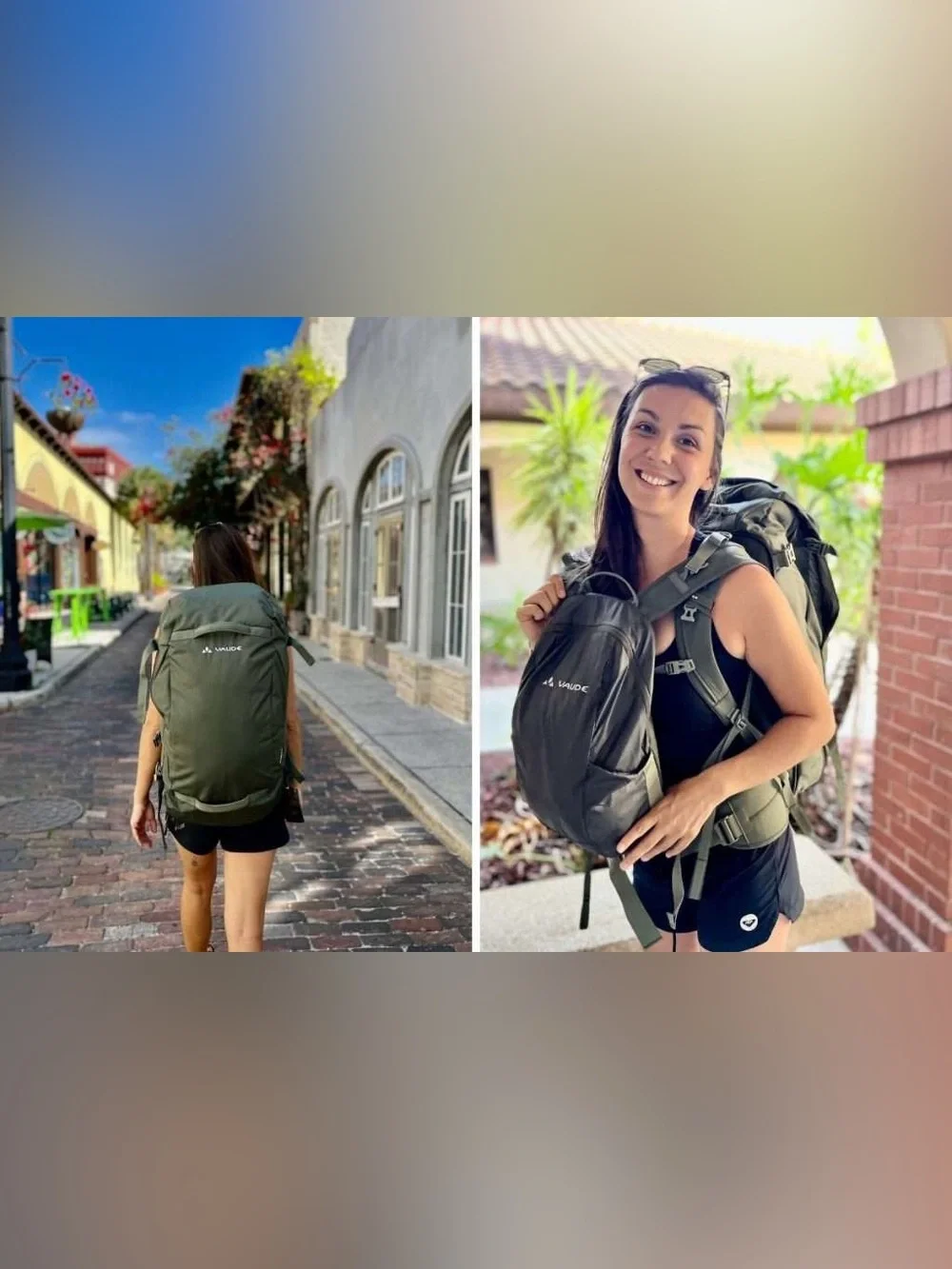 Vaude Mundo 50+ To Go Travel Backpack - Olive
